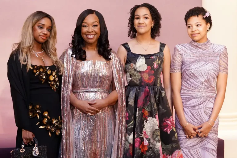 Shonda Rhimes, Harper Rhimes, Emerson Pearl Rhimes and Beckett Rhimes